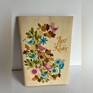 Vintage- Just a Notes by Current - Floral Bird Design Note Cards